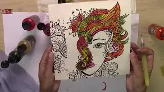 PipART Beautiful Women Rice Papers Project
