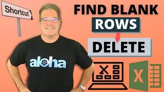 Excel Quick Tip: The Go To Special - Find Blanks Rows and Delete Them 🔲🚣‍♀️❌