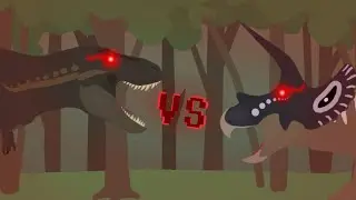 UEB #16 - Tyrannosaurus VS Triceratops (StickNodes Pro Animation)