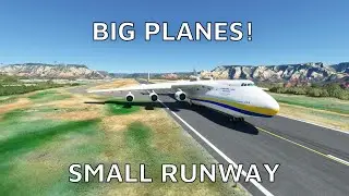 Landing BIG PLANES at Sedona Airport!