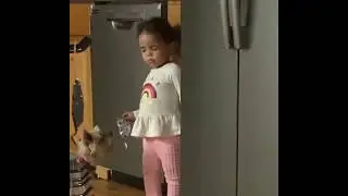 Girl Pretends To Sleep When Caught Stealing Snacks | Viral Video