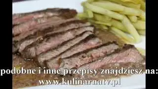 Steak z sosem porto