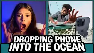 DROPPING PHONE IN OCEAN on OMEGLE