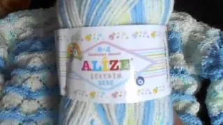 Детский костюмчик из пряжи Alize sekerim bebe
