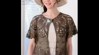 HOW TO TIE SUMMER FISHNET JACKET . КАК СВЯЗАТЬ ЛЕТНИЙ АЖУРНЫЙ ЖАКЕТ . часть 5. 