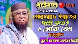 🔴Live: Mufti Najrul Islam Kasemi_mahfil_2024 || Bauphal Live2024 || মুফতি নজরুল ইসলাম কাসেমী ওয়াজ ||
