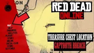RDR2 Online * Treasure Chest Location * Gaptooth Breach