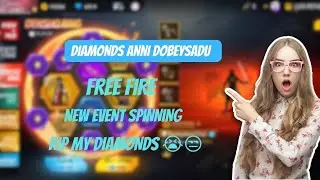 FREE FIRE NEW SPINNING VIDEO | RIP MY DIAMONDS😭🥲 | FREE FIRE TELUGU |