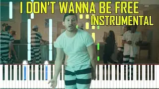 I Don't Wanna Be Free (Instrumental) - A Heist With Markiplier [Synthesia Piano Tutorial]
