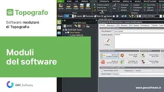 Topografo - Moduli del software