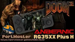 Anbernic RG35XX PlusH Doom 3 Portmaster