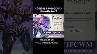 Códigos Protogemas Stream 3.2 - Genshin Impact