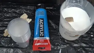 (208) My pouring medium recipe - Products that I use - How I mix my paints