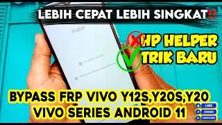 TRIK BARU LAGI‼️Lebih Cepat dan Singkat BYPASS FRP VIVO Y12s, Y20s, Y20
