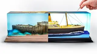 TITANIC WRECK (BEFORE AND AFTER) DIORAMA/ How to make/ DIY