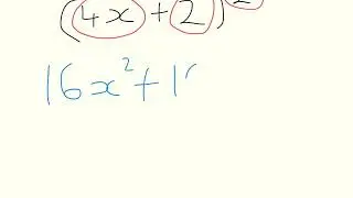 expand and simplify squared brackets in 3 seconds