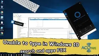 Unable to type in Windows 10 search and apps FIX