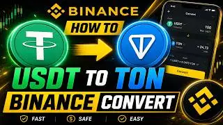 USDT to TON Crypto Swap on Binance | How to Convert USDT to TON on Binance Exchange (2024)