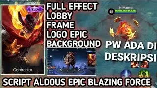 SCRIPT SKIN ALDOUS FULL EFFECT-with backup