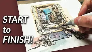 Calm Your Mind With Watercolour Sketching Techniques
