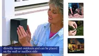Malibu 120 Watt Power Pack with Sensor and Weather Shield for Low Voltage Landscape