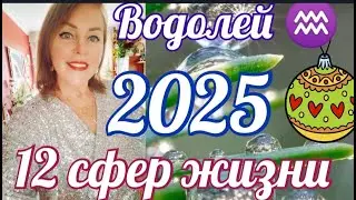 ВОДОЛЕЙ♒12 СФЕР ЖИЗНИ  2025 ГОДОВОЙ ТАРОПРОГНОЗ  ОТ ЯНИНАТАРО☀️СОЛНЦЕ  