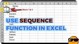 How to Use SEQUENCE Function in MS Excel? | How to create sequential number in Excel FAST| sequence