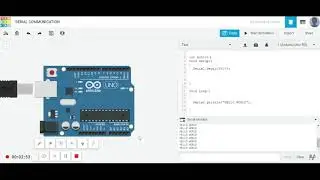 7. serial comm Simulation using tinkercad hindi arduino