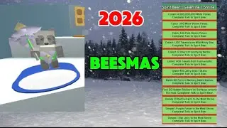 How to find hidden stickers locations in beeswarm! BEESMAS 2026!