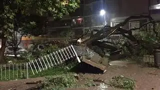 Tormenta severa  Argentina en El Palomar, Buenos  Aires y alrededores 29 de abril 2018