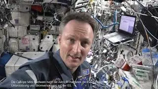 CalliopEO: Matthias Maurer koppelt Calliope mini mit dem Astro Pi IR Microcomputer
