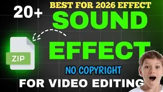 2026 Best Sound Effect For Video Editing No Copyright 