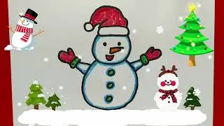 how to draw santa claus for kids / paint a New Year's Santa Claus.bolalar uchun qorbobo rasm chizish