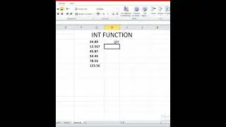 int function in excel #excel #shorts #exceltips #exceltricks #interviewquestions #exceltutorial