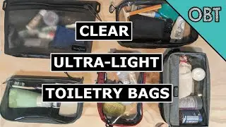 Best Clear Ultralight Toiletry Bags for Carry On Travel
