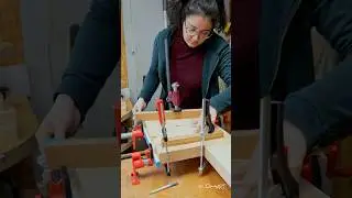 Arvenbett 5/11: Verleimarbeit (Füsse und Mittelsteg)