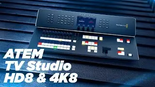 Prise en main des mélangeurs vidéo Blackmagic ATEM Television Studio HD8 & 4K8