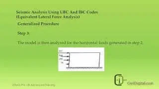 Staad Pro V8i Advanced Analysis Part 1: Equivalent Lateral Force Analysis