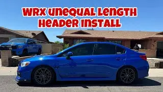 2018 Subaru wrx tomei unequal length header install