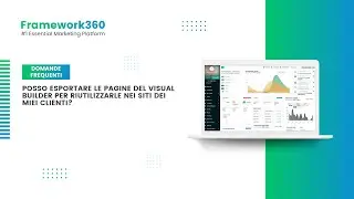 Posso esportare le pagine del visual builder per riutilizzarle nei siti dei miei clienti?
