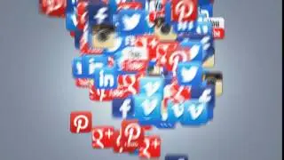 Social icon vortex pinterest