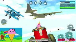 FLYING AN AIRPLANE IN ROBLOX VENTURELAND!