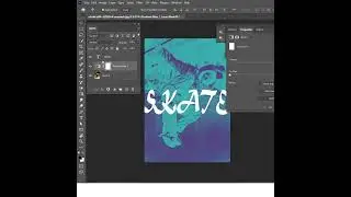 Clipping mask on text in photoshop 