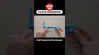 DIY - How to Make a Paper Crossbow - Origami 