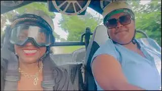 4 wheeler up the mountains in  a Red Dress | Travel in West Indies