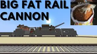 RAIL CANNON in CREATE: Big cannons | Concept for Create Aeronautics/Offroad
