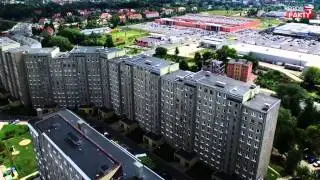 Wałbrzyskie Podzamcze z lotu ptaka