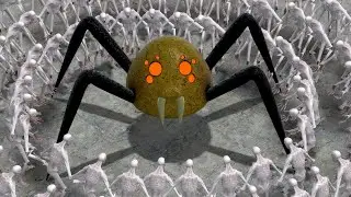THE POULINA VS 100 SCP-096:SL!! Garry's Mod Sandbox