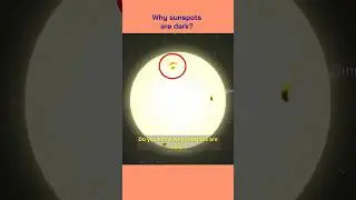Why sunspots are dark? 🤯 #fact #facts #short #shorts #sun
