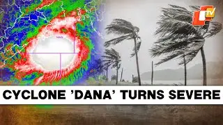 Cyclone ‘Dana’ In Odisha | Watch! Violent Waves At Paradip Beach As Cyclonic Storm Turns Severe